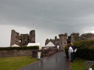 Dark Skies over Raglan Castle